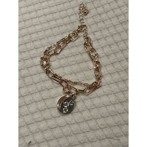 Moon charm bracelet
